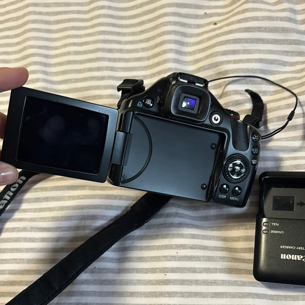 Canon Black Digital Camera with Matte Finish